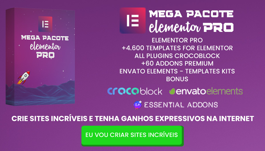 Mega Pacote Elementor Pro